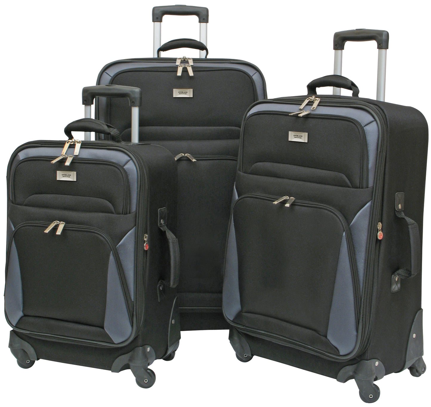 Geoffrey Beene Brentwood Collection 3 Pc Luggage Set, Black