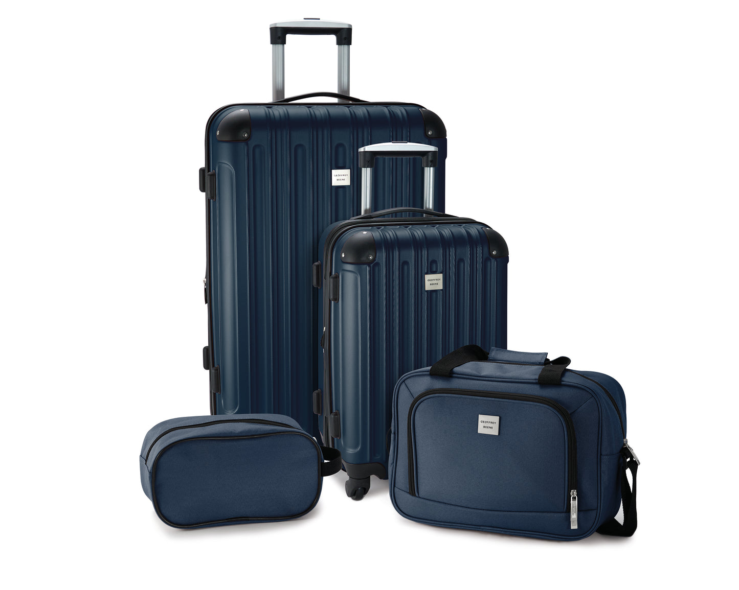 Geoffrey Beene Colorado 4 Pc Luggage Set, Navy
