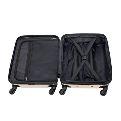 Geoffrey Beene Puffer Hardside 2 Pc Luggage Set