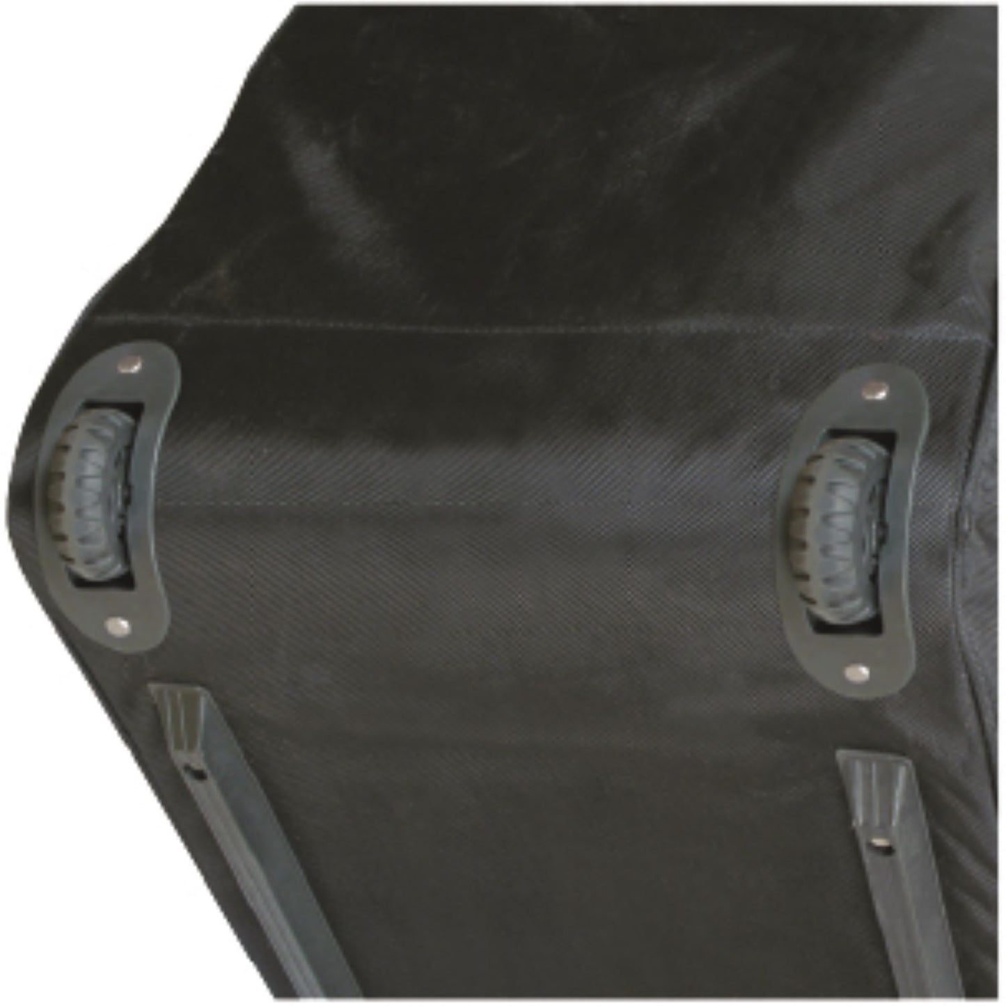 Geoffrey Beene Jumbo 36” Duffle Wheeler Luggage, Black w/ Red